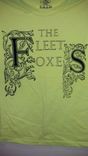 Sale The Fleet Foxes Original Screen Printed Teen's Xl (Adult Small) Neon Yellow Shirt 2 small