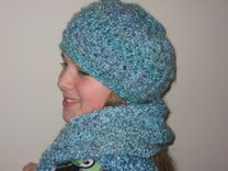 Crochet Hat And Scarf Set Made To Order 1 small
