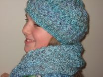 Crochet Hat And Scarf Set Made To Order 4 small