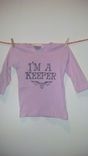 Sale Harry Potter Inspired I'M A Keeper And Golden Snitch Longsleeve Shirt 2 small
