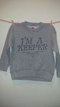Sale Harry Potter Inspired I'M A Keeper And Golden Snitch Shirt, Grey Child's Xs Sweatshirt (4t-5t) 1 small
