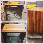 Reclaimed Beam Bar Table 1 small