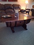Wine Barrel Coffee Table 2 small