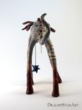 Tall Red Dragon Beast Sculpture 3 small