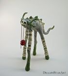 Tall Green Dragon Beast Sculpture 1 small