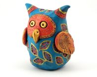 Colorful Owl Sculpture 1 small
