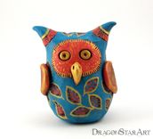 Colorful Owl Sculpture 2 small