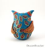 Colorful Owl Sculpture 3 small