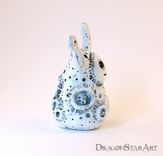 Moon Monster Art Object Figurine Clay Sculpture 5 small