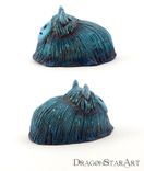 Polymer Clay Monster Figurine Teal Blue Art Object Creature 5 small