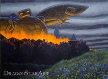 Robot Acrylic Painting 1 small