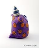 Purple Monster Sculpture Tangerine And Violet Figurine 2 small