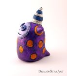 Purple Monster Sculpture Tangerine And Violet Figurine 3 small