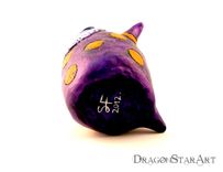 Purple Monster Sculpture Tangerine And Violet Figurine 4 small
