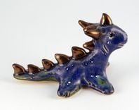 Sea Creature Sculpture With Pure Silver Details 6 small