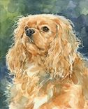 8x10 Custom Pet Watercolor 2 small
