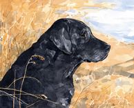 Lab Dog Custom Portrait, Watercolor, Labrador Retriever 5 small