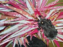 Prickly Pink Porcupine Limited Edition Print 2 small