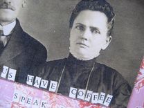 Let Us Drink Coffee And Speak Of Passion Notecard Set 1 small