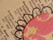 Pink Flocked Garden Journal 1 small