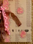 Pink Flocked Garden Journal 3 small
