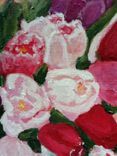 Vase Of Tulips Original Oil Painting 2 small