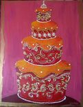 Wedding Cake Painting -- By Commission 1 small