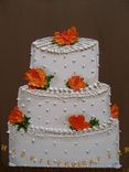 Wedding Cake Painting -- By Commission 4 small