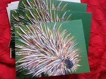 Mischievous Porcupine Notecard Set 2 small