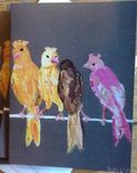 Four Canaries Notecard Set 1 small