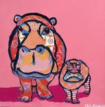 Hungry Hungry Hippo Notecard Set 1 small