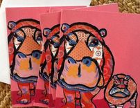 Hungry Hungry Hippo Notecard Set 2 small