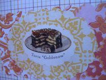 Glittery Cake On Yellows And Oranges Birthday Card Set 1 small
