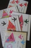 Vintage Birdhouse Notecard Set 1 small