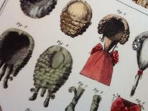 Old Wigs Glittery Notecard Set 1 small