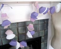 Cupcake Paper Garland In Lavenders 3 small