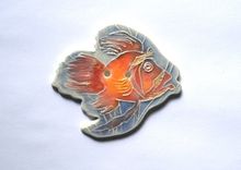 Custom Ceramic Buttons! 2 small