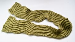 Lime Squiggle Scarf 1 small