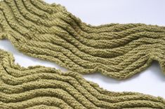 Lime Squiggle Scarf 2 small