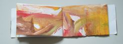 "Leftovers I" Hand Printed Artist's Book 3 small