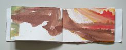 "Leftovers I" Hand Printed Artist's Book 6 small