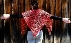 Firebird Shawl 1 small