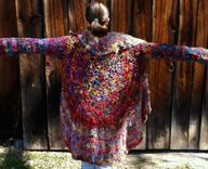 Psychedelic Spiral Sweater 1 small