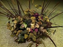 Wicker Basket Floral Arrangements 3 small