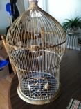 Vintage Birdcage With Floral Arrangement 2 small