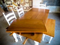 Cherry Dining Table With Extensions 6 small