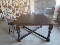 Dark Walnut X Bottom Tavern Table 1 small