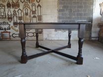 Dark Walnut X Bottom Tavern Table 2 small