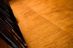 10' Tiger Maple Dining Table 2 small