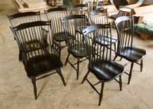 Set Of 6 Thumb Back Dining Room Chairs 1 small